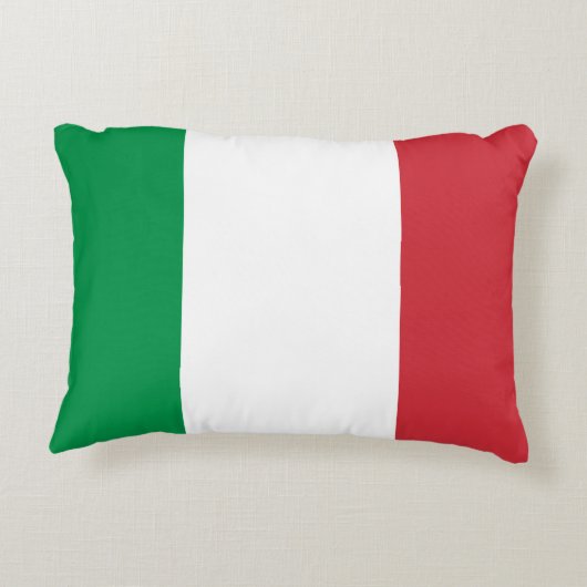 イタリアの国民の世界の旗 アクセントクッション (裏面)