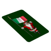 イタリアの国章を身に着けたサンタクロース マグネット (右側)