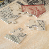 イタリアの地図のトロンプ・ロエ | ペニス・バーバート ジグソーパズル (側面)