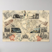 イタリアの地図のトロンプ・ロエ | ペニス・バーバート ポスター (正面)