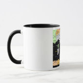 イタリアの地図のマグ マグカップ (左)