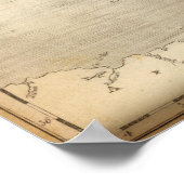 イタリアの地図はアーロウスミスによる ポスター (角)