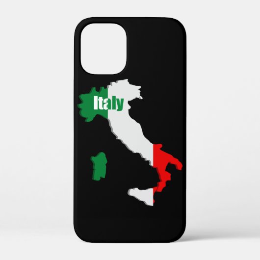 イタリアの地図ケースメイトiPhoneケース Case-Mate iPhoneケース (裏面)