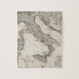 イタリアの地図バイスティエラー ジグソーパズル