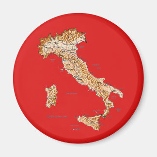 イタリアの地図マグネット マグネット
