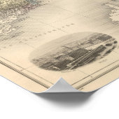 イタリアの地図2 ポスター (角)