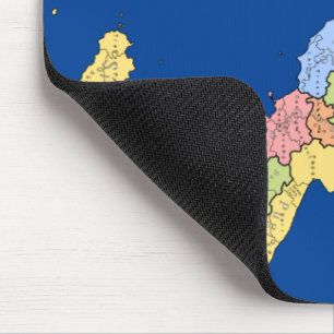 イタリアの地図*イタリアのマパ マウスパッド