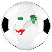 イタリアの地図 サッカーボール (回転)