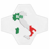 イタリアの地図 サッカーボール (フラット)