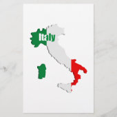 イタリアの地図 チラシ (正面)