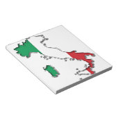 イタリアの地図 ノートパッド (アングル)