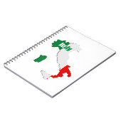 イタリアの地図 ノートブック (左側)