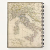 イタリアの地図 ノートブック (裏面)