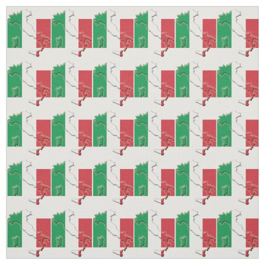 イタリアの地図 | フラグイタリアン ファブリック (見本)