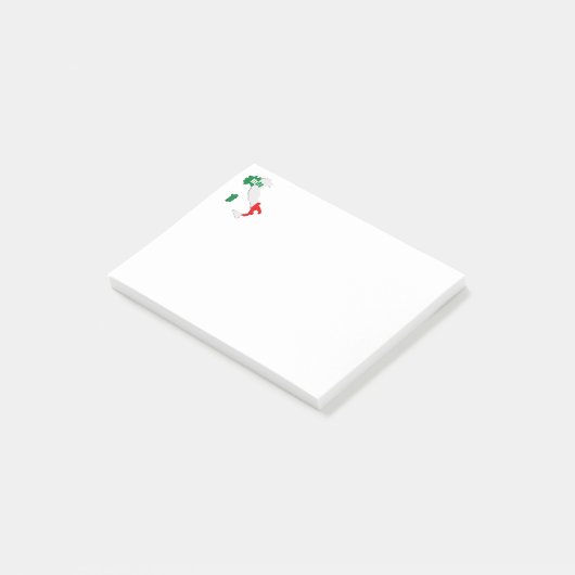 イタリアの地図 ポストイット (アングル)