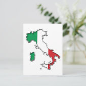 イタリアの地図 ポストカード (スタンド正面)