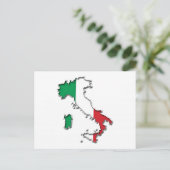 イタリアの地図 ポストカード (スタンド正面)