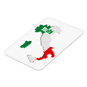 イタリアの地図 マグネット (左側)