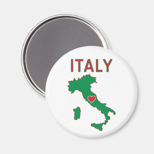イタリアの地図 マグネット (正面/裏面)