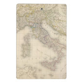 イタリアの地図 ミニクリップボード (裏面)