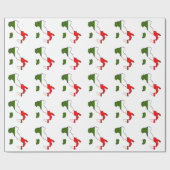 イタリアの地図 ラッピングペーパー (フラット)