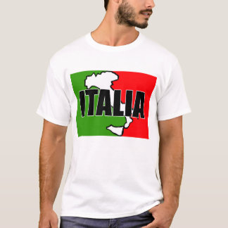 イタリアの地図 Tシャツ