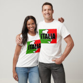 イタリアの地図 Tシャツ (ユニセックス)