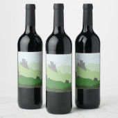 イタリアの城ワインラベル ワインラベル (ボトル)