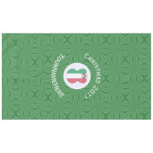 イタリアの天使クリスマスフラグ 個人名入れ テーブルクロス (正面(横))