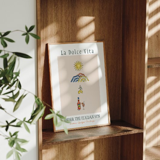 イタリアの太陽の下で過ごす甘美な人生 ポスター