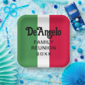 イタリアの姓 名前 親戚会 ペーパープレート (パーティー)