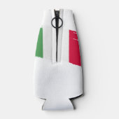 イタリアの姓 名 カスタム フラグ カラーズ リユニオン ボトルクーラー (裏面)
