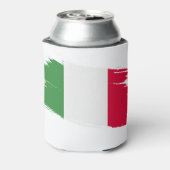 イタリアの姓 名 カスタム フラグ カラーズ リユニオン 缶クーラー (缶裏面)