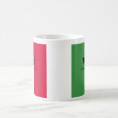 イタリアの姓 名 リユニオン コーヒーマグカップ (中央)