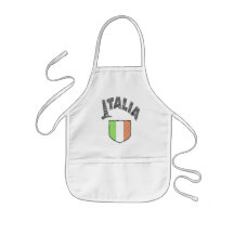 イタリアの子供用調理エプロン