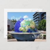 イタリアの少し郵便はがき ポストカード (正面/裏面)