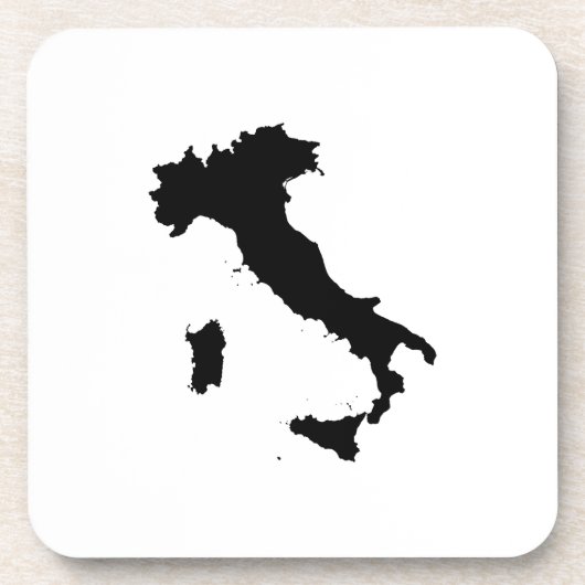 イタリアの形 コースター (正面)
