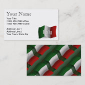 イタリアの振る旗 名刺 (正面/裏面)