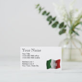 イタリアの振る旗 名刺 (スタンド正面)