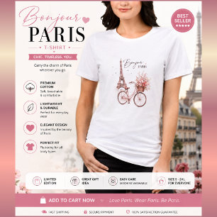 イタリアの旅のランドマークコラージュTシャツ パリ トライブレンドTシャツ