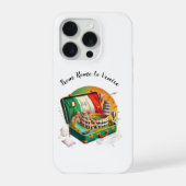 イタリアの旅のランドマーク iPhoneケース | ローマ ベネチア T iPhone 15 Proケース (裏面)