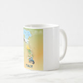 イタリアの旅行ポスター コーヒーマグカップ (正面右)