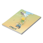 イタリアの旅行ポスター ノートパッド (回転)