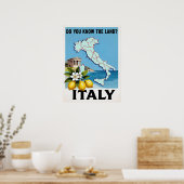イタリアの旅行ポスター ポスター (キッチン)