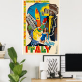 イタリアの旅行ポスター ポスター (ホームオフィス)