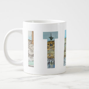 イタリアの旅行場所 ジャンボコーヒーマグカップ