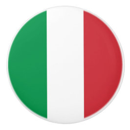 イタリアの旗とセラミックノブの引っ張り セラミックノブ