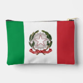 イタリアの旗のスマホケース アクセサリーポーチ (裏面)