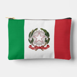 イタリアの旗のスマホケース アクセサリーポーチ