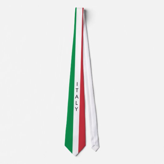 イタリアの旗のタイ ネクタイ (正面)
